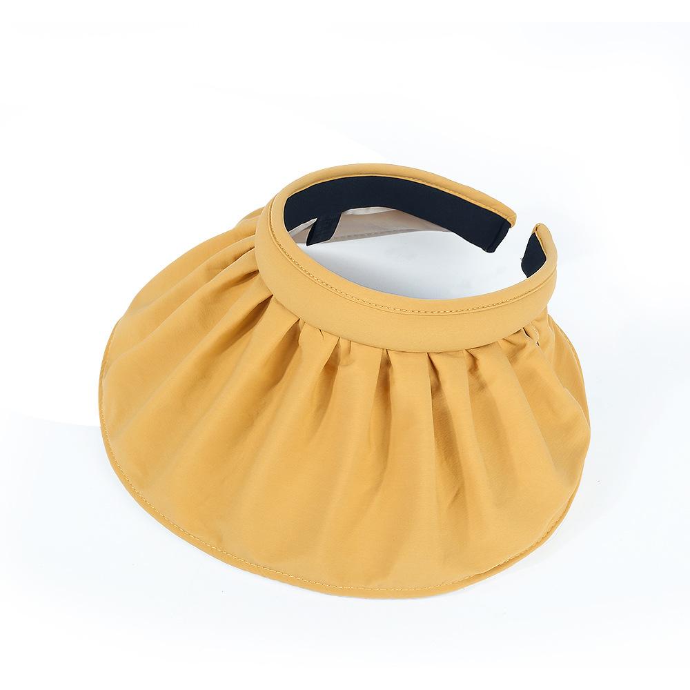 Hat Women's Summer New Korean Shell Hat Sunscreen Sunshade Sun Hat Casual Versatile Hairband Hat