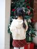 Mädchen-Set 2025 Koreanischer Stil Herbst/Winter – Weißer Kaninchen Pullover