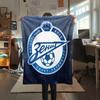 Zenit team emblem,pattern Flannel Blanket, High quality Comfortable for All Seasons, Home Decor, Warmth and Comfort, Perfect for Gifts.