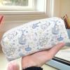 Cute Lace Cartoon Pencil Pouch Large Capacity Cosmetic Bag Pet Dog Pattern Pen Case Makeup Bag Stationery Storage Bag