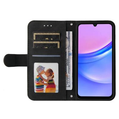 For Samsung Galaxy A17/A26 5G/A16 5G/A16 4G Leather Wallet Cases Skin Touch Phone Cover Stand with Strap