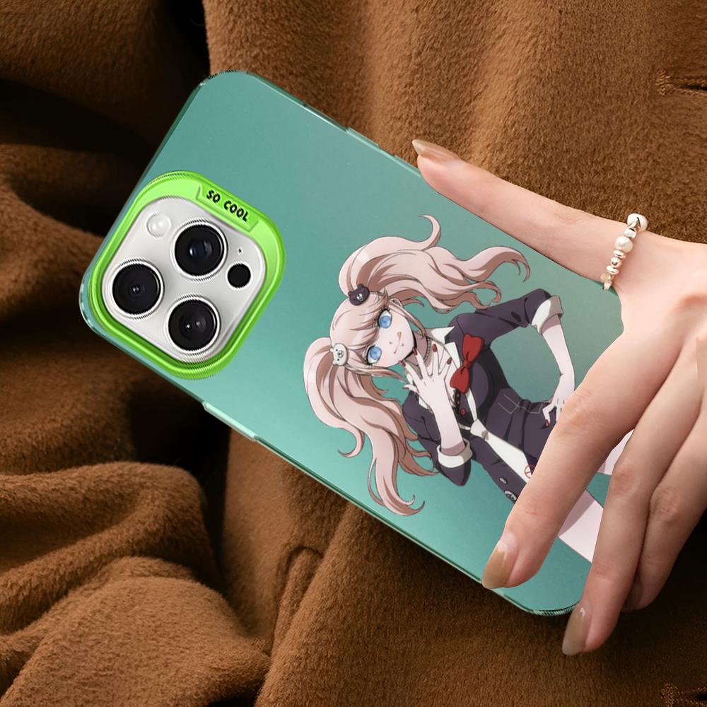 Danganronpa Junko Enoshima Monokuma Phone Case For IPhone 16 15 14 13 12 11 Pro Max X XR XSMAX 8 Matte Shockproof Back Cover