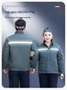 Reflective Winter Workwear Jacket for Cold Storage and Construction