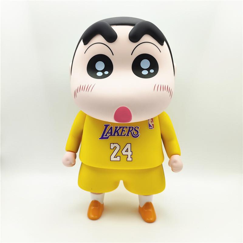 Adorable Pvc Action Figure Crayon Shin-chan Cosplay Soccer Basketball Stars Collectible Toy