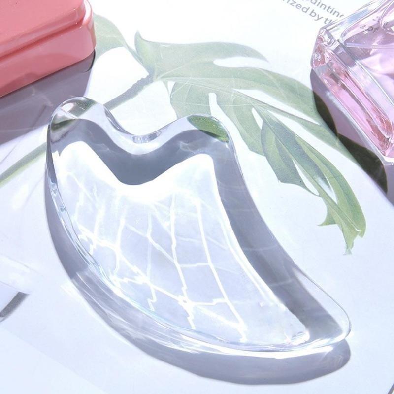 Crystal  Scraping Massage Tool Face Massage Guasha Board Ultra Smooth Edge Facial Massage Tools