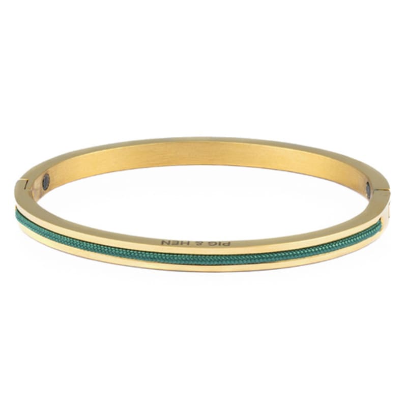 

PIG & HEN (Women s) Maya Lu Bracelet - Patina Green X Gold S