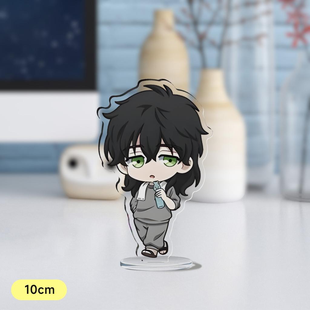 Anime Wind Breaker 10cm Acrylic Stand Sakura Haruka Yukai Akihiko Su Fang Q Version Mini Figure Model Plate Gift