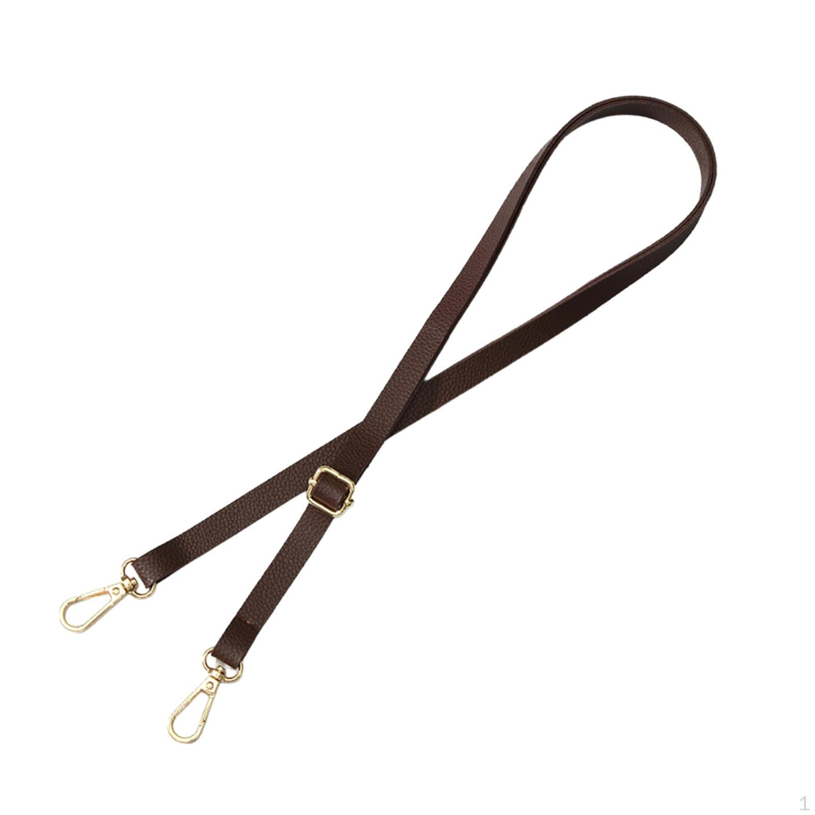 Регулируемый ремень для сумки со стильной пряжкой для сумок Dark brown