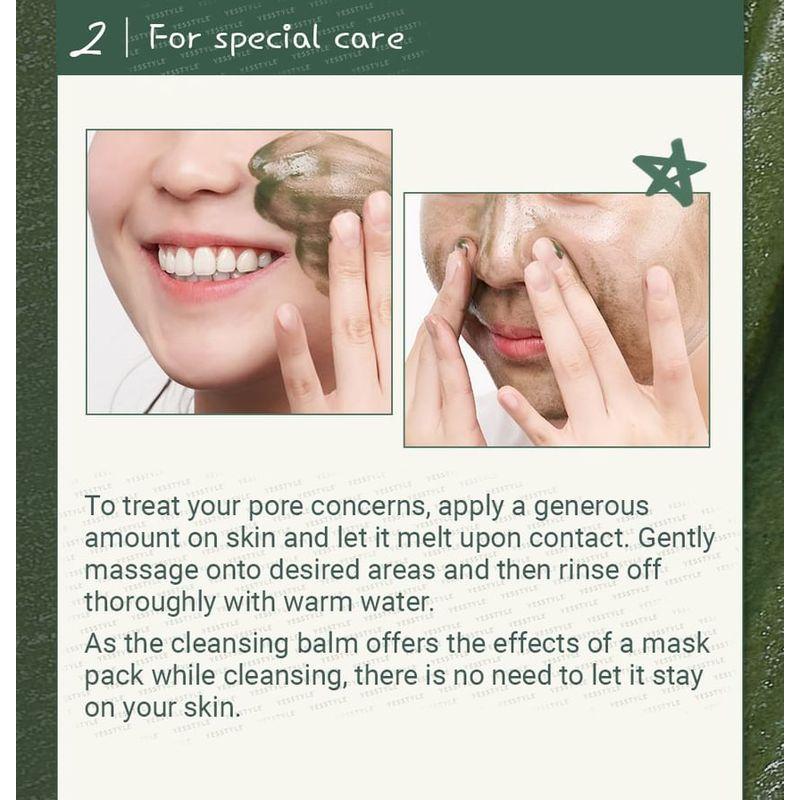 numbuzin - No.3 Pore & Makeup Cleansing Balm With Green Tea And Charcoal