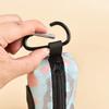 MIDEPET Soft Mesh Design Custom Pattern Print Accept Doggy Zipper Pouch with Carabiner Clip Dog Poop Bag Holder for Leash