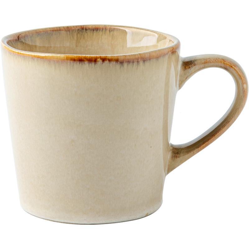 Simple Niche Kiln Cup Household Ceramic Nostalgic Old-Fashioned Tea Cup Coffee Cup