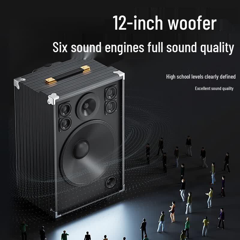 Newmine Portable Bluetooth Trolley Speaker (CN Version)