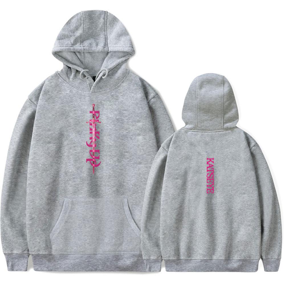 Katseye Pinky Up Hoodie Men Women Fashion Hooded Sweatshirt Unisex Trend Long Sleeve Pullovers