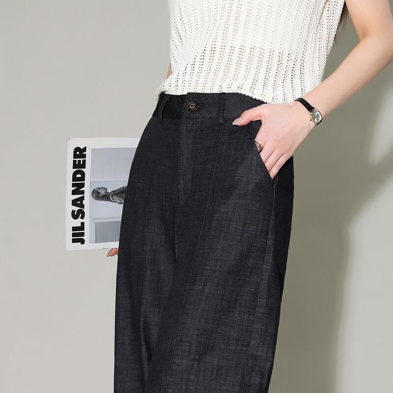 Женские укороченные брюки прямого кроя Demana Cloud Cotton S