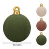 Velvet Inflatable Ornaments Balls Outdoor - 24 Inch Large Inflatable Christmas Balls, Reusable Blow Up Christmas Ornaments, Inflatable Xmas Decor for