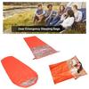 Self-heating Sleeping Bag Cover, Envelope-style, for Outdoor Camping and Hiking, Orange