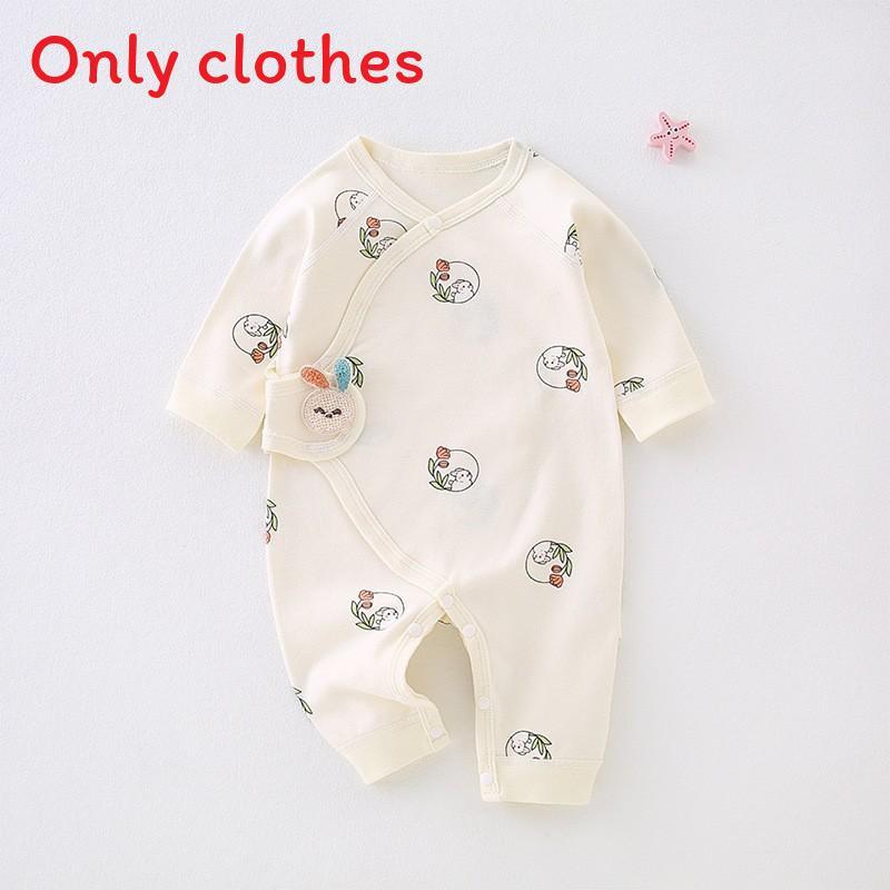 Baby Romper With Pure Cotton Long Sleeve Design For Newborns And Toddlers