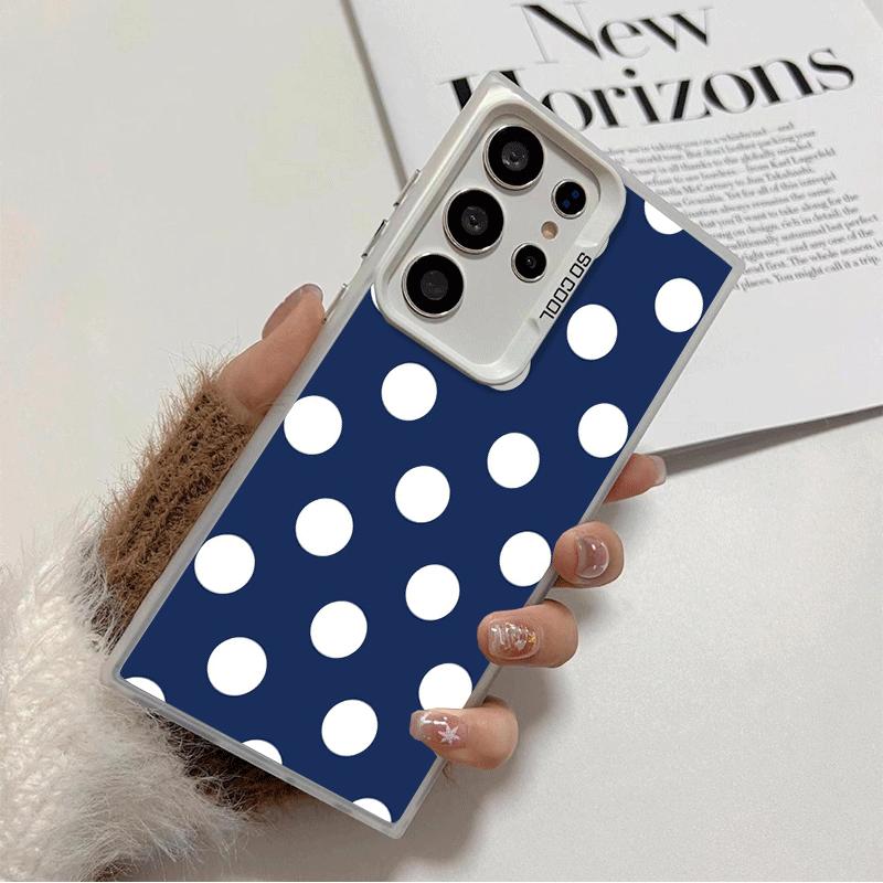 Polka Dots Art Fashion Desgin Shockproof Phone Case for Samsung Galaxy S26 Edge S25 Ultra S24 FE S23 Plus S21 Cover Anti Fall Fu