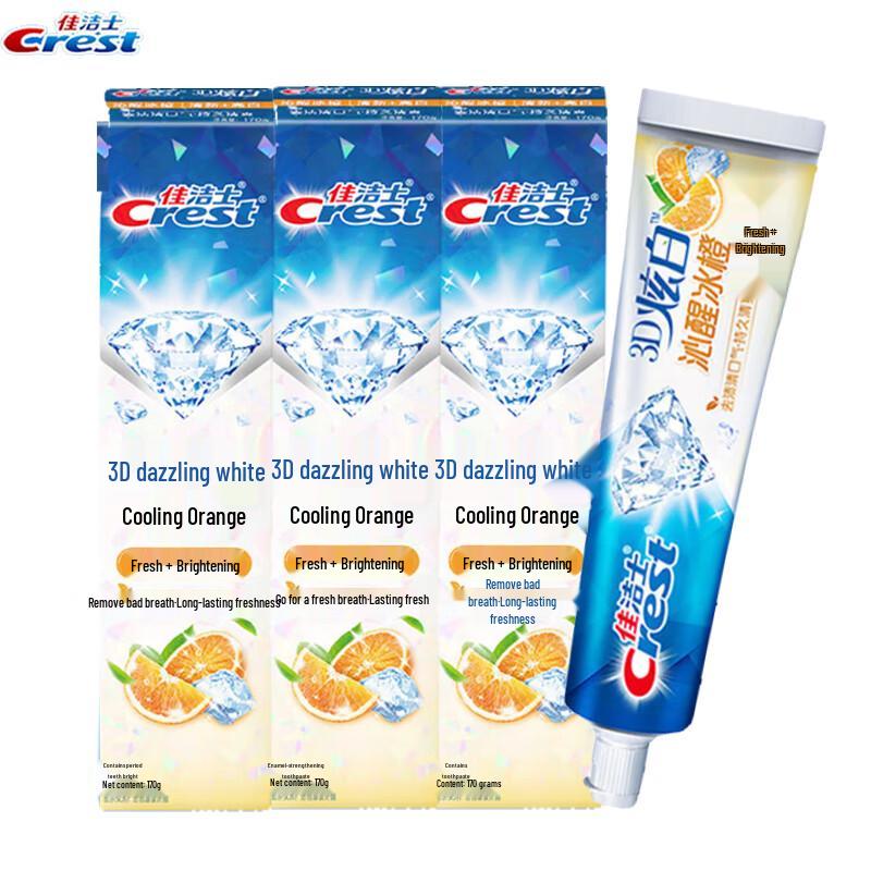 Crest 3D White Refreshing Orange Toothpaste