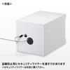 SANWA SUPPLY Small Locker X D300 X (W200 H200mm) PLK-PS200W