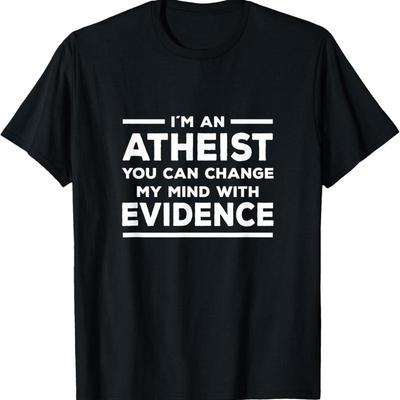 Neues limitiertes Ich bin Atheist T-Shirt Hergestellt in den USA