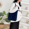1pcs Fashion Casual Denim Tote Bag Large Capacity Shoulder Handbag for Outdoor Travel Student Daily & Commute Use