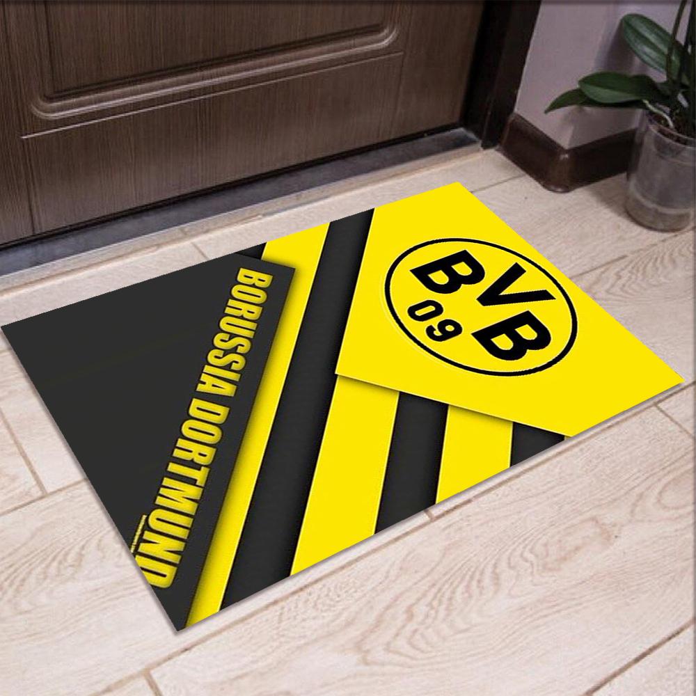 Borussia Dortmund Printed Carpet,Rug,for Office Chair Living Room Bedroom Kitchen Room Decor Gifts.