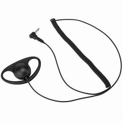Motorola ICOM Kenwood Radyoları için 3,5 mm Jack d Kabuk Tipi Sadece Dinleme Kulaklık Seti