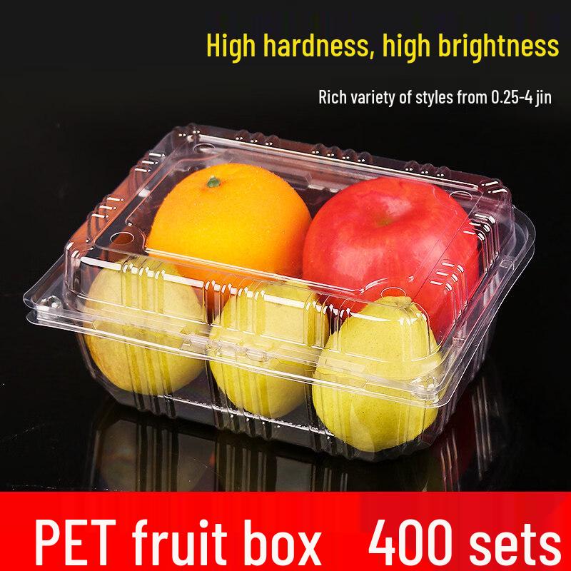 Disposable Rectangular Plastic Fruit Container