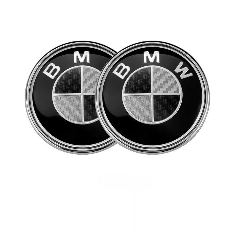 2pcs/set 82mm or 74mm for BMW X1 X3x30f34f36 car hood badge ABS badge accessories for car trunk.2 stuck feet