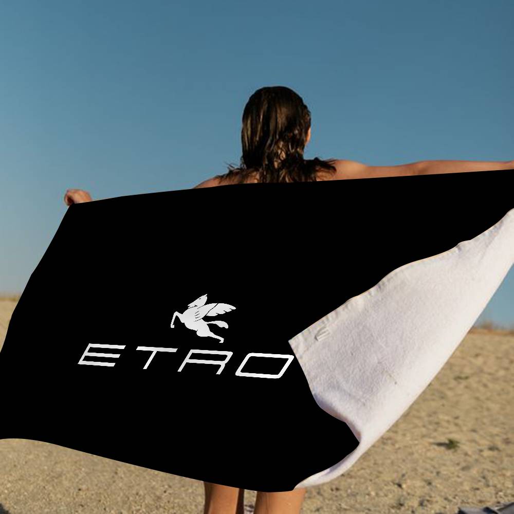Brand E-Etro Microfiber Blanket Quick Drying Beach Towels Oversized Printing Super Absorbent Pool Towel Blanket