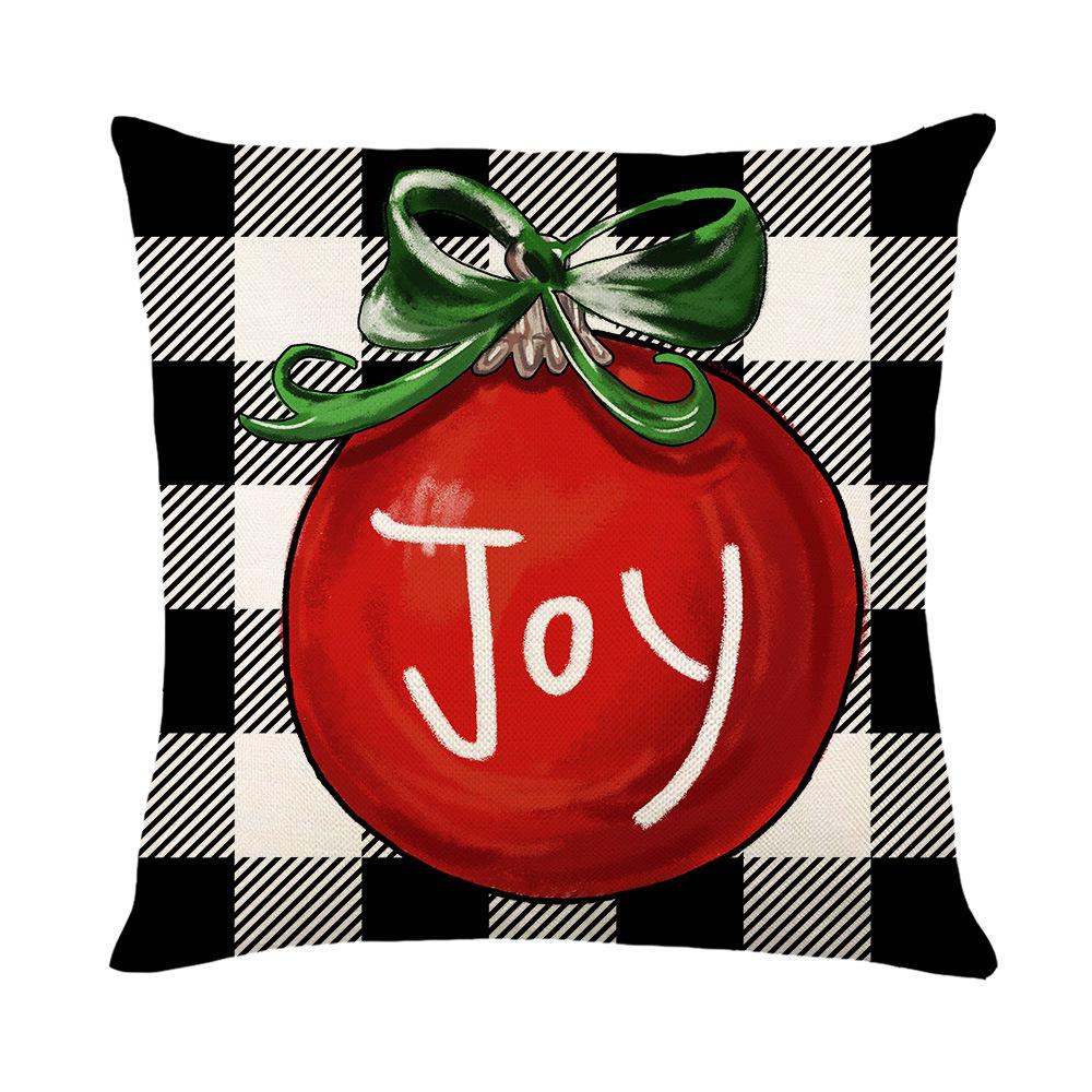 New Cartoon Christmas Holiday Home Cute Pillow Cushion Cover Couple Gift Nap Sofa Car Gift Hug