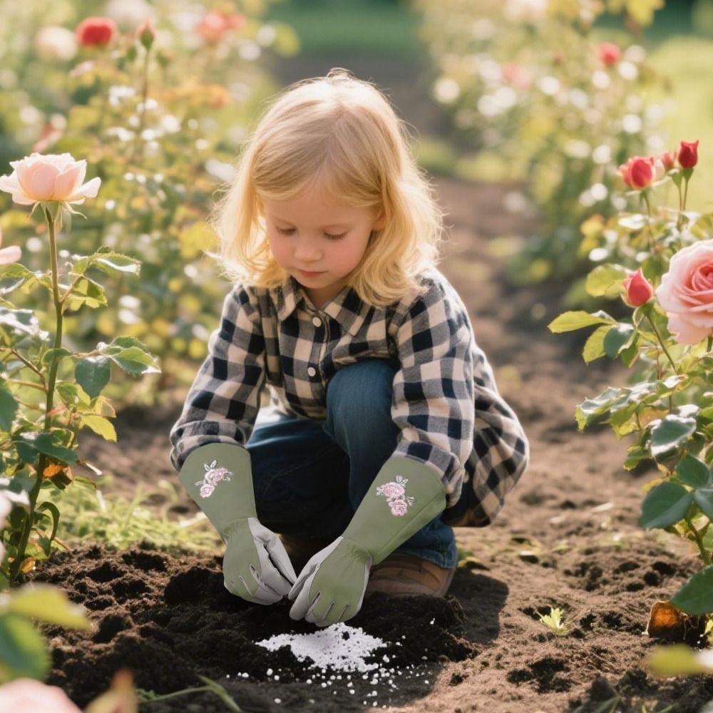 Waterproof Gardening Gloves Oxford cloth Planting Gloves Pruning Gloves Garden Planting