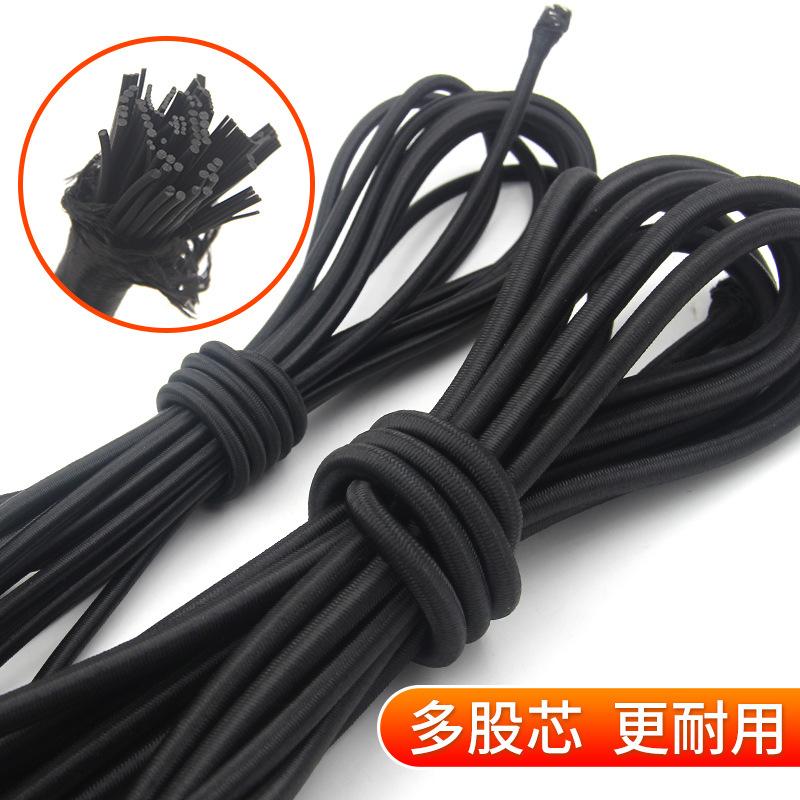 Red And White Old-Fashioned Traditional Round Elastic Band, Super Durable Classic Elastic Rubber Band, Skipping Rope Rubber Band Accessories Batch