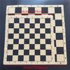 Chess Board 34Cm/13.39Inch And 43Cm/16.93Inch Folding Leather Flannelette Chess Game Or Folding Checkers Game Portable Board