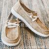 Casual lace-up women's shoes flat single shoes one-pedal lazy shoes