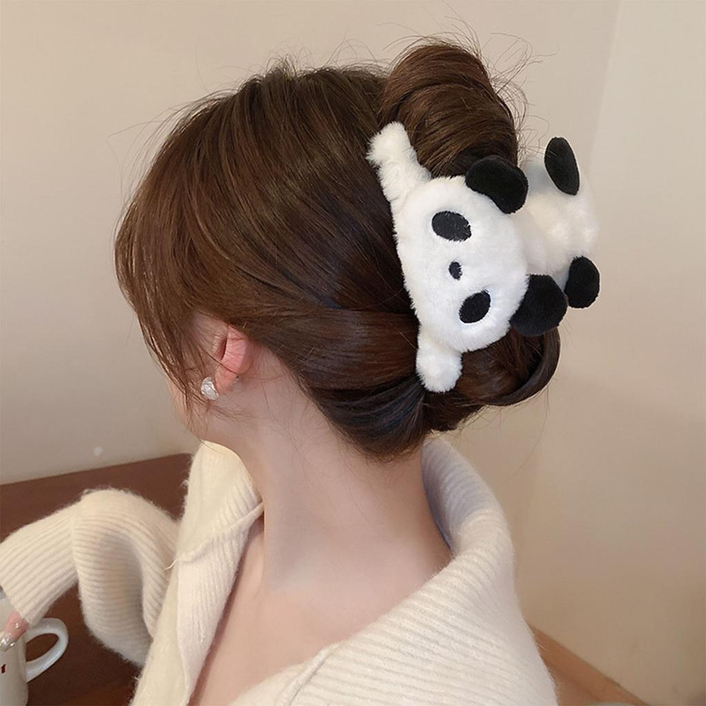 Cute 3D Animal Hairclips Soft Hair Claw for Girls Women Perfect for Parties and Dates