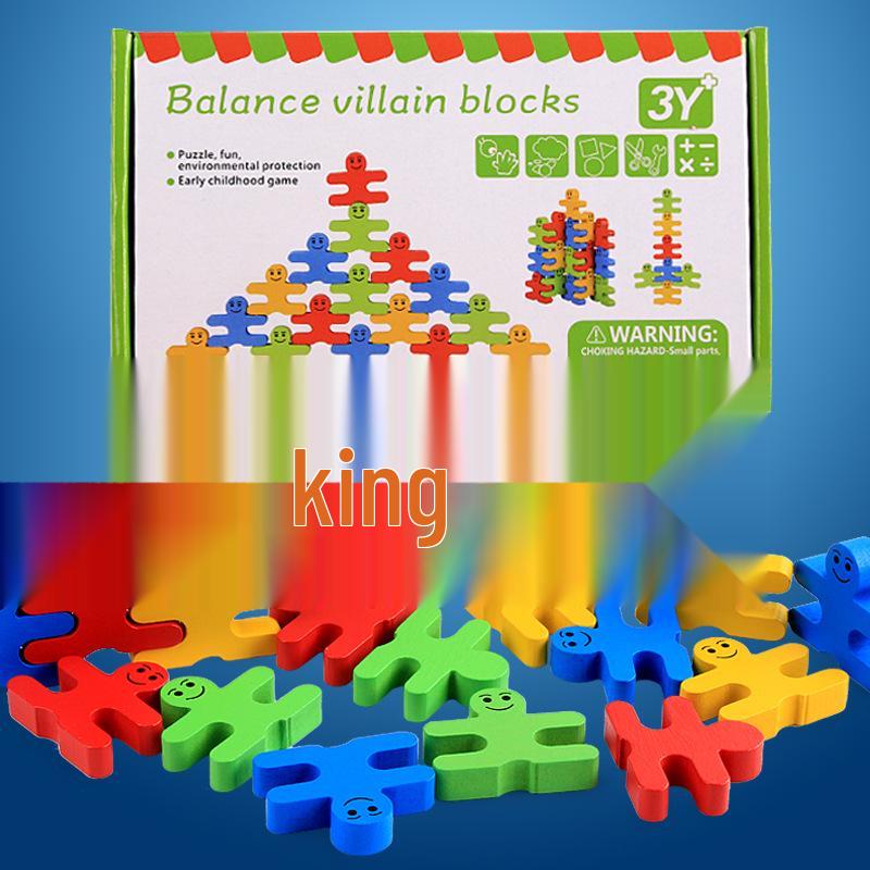 

Balance Blocks: Wooden Assembling Jenga Figures for Early Childhood Education