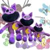 Poppy Playtime Smilling Critters Purple Cat Plush Toys Horror Filled Soft Doll