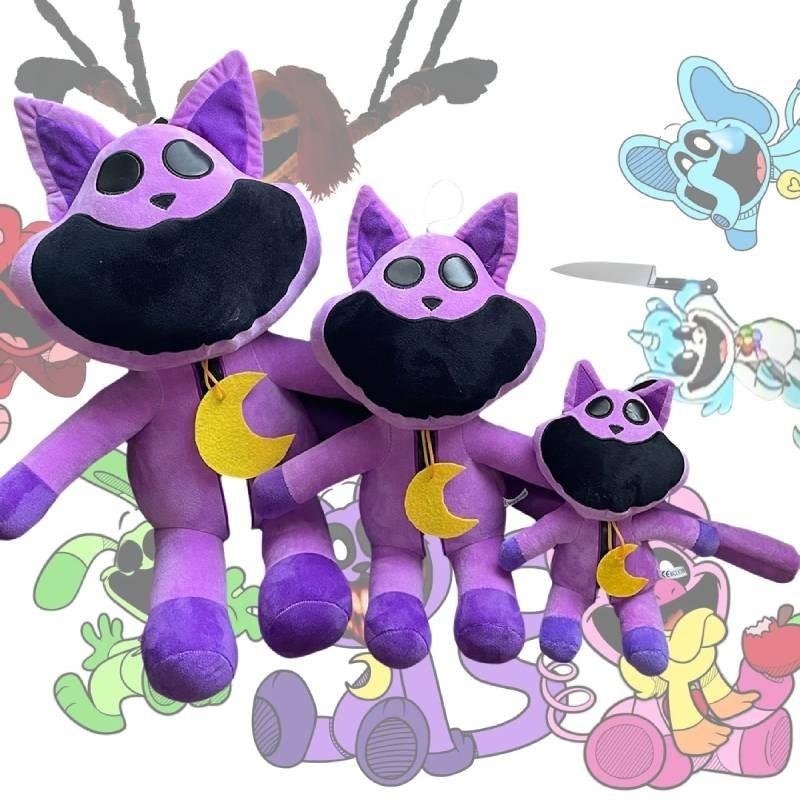 Poppy Playtime Smilling Critters Purple Cat Plush Toys Horror Filled Soft Doll