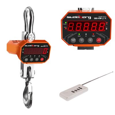 Balanza de Gancho de 3000 Kg con Control Remoto para Industria y Comercio LED