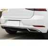 Rear ABS Chrome Bumper Diffuser Cover Trim 2PCS For VW Golf MK7 MK7.5 2018-