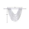 White Window Curtain Sheer Voile Drapes for Living Room Bedroom Balcony Bathroom