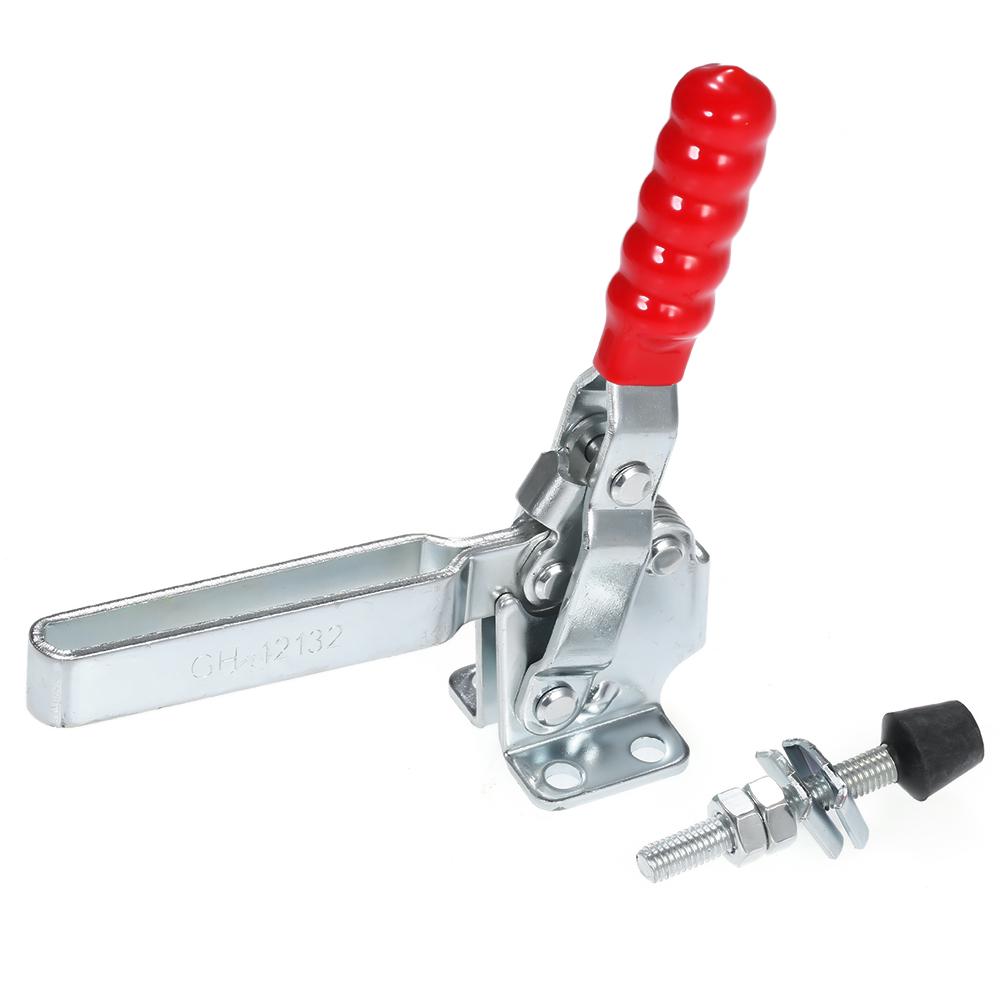 Utoolmart Hand Tool Vertical Toggle Clamp GH-12132 Quick Release Clamp 227kg Holding Capacity 2 Pcs