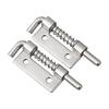 Silver Spring Loaded Latch Pin Door Cabinet Hinges