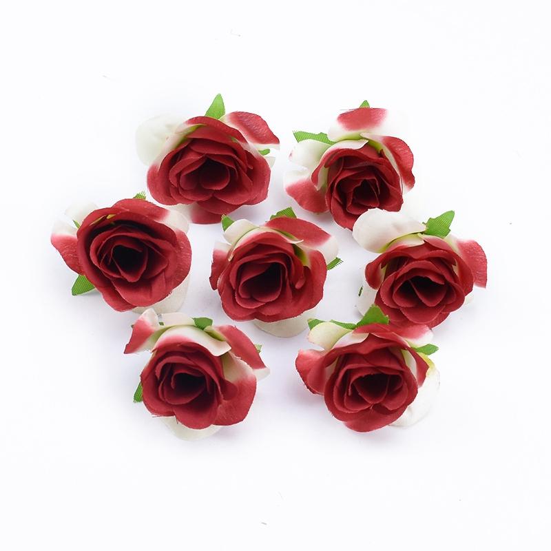 Artificial flowers Silk Roses Bud Home festival party Outdoor Garden arch Decor Diy gift candy box brooch Wedding Bridal Bouquet