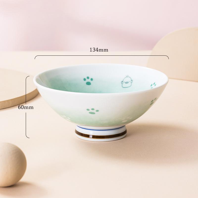 Sanrio Kuromi Pochacco 5inch Rice Bowl Heathy Ceramic Kawaii Conical Bowl Home Children s Eating Bowl Heat-resistant Tableware