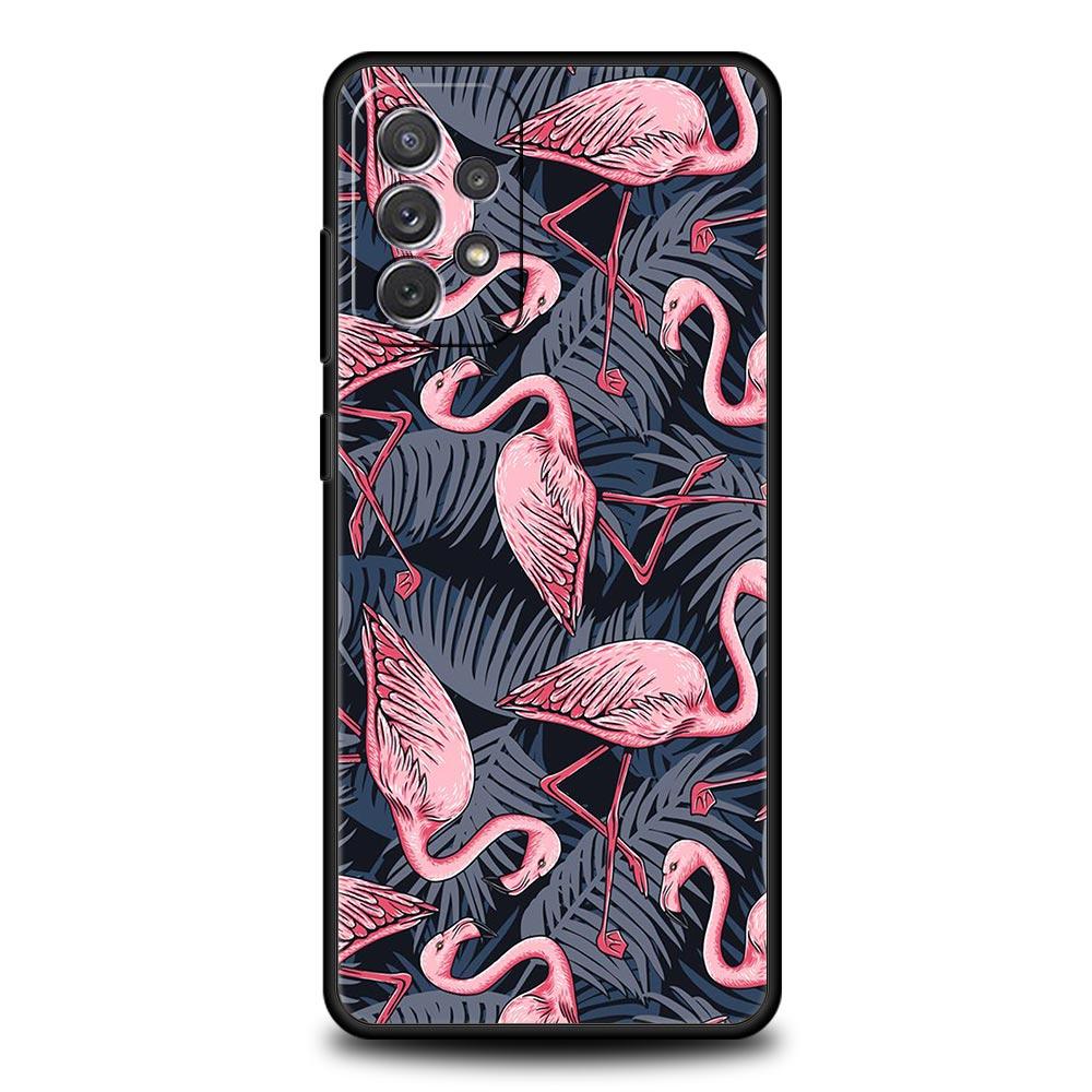 Pink Red Flamingo Phone Case For Samsung Galaxy A51 A71 A21S A12 A11 A31 A41 A01 A03s A52 A32 A22 A13 A23 A33 A53 A73 5G Cover