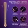 Gold Metal Slim Vibrators For Women Clitoris Vaginal Anal Stimulator Masturbator Vibrator