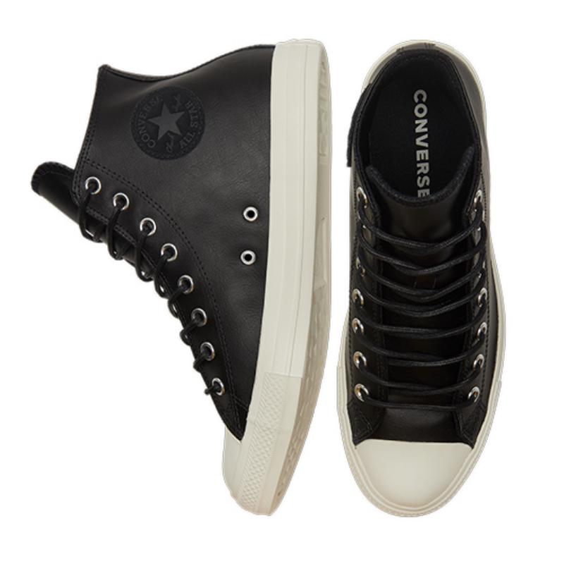 Converse Chuck Taylor All Star Series Non-Slip and Abrasion Resistant High-Top Board Shoes Unisex Dark Black